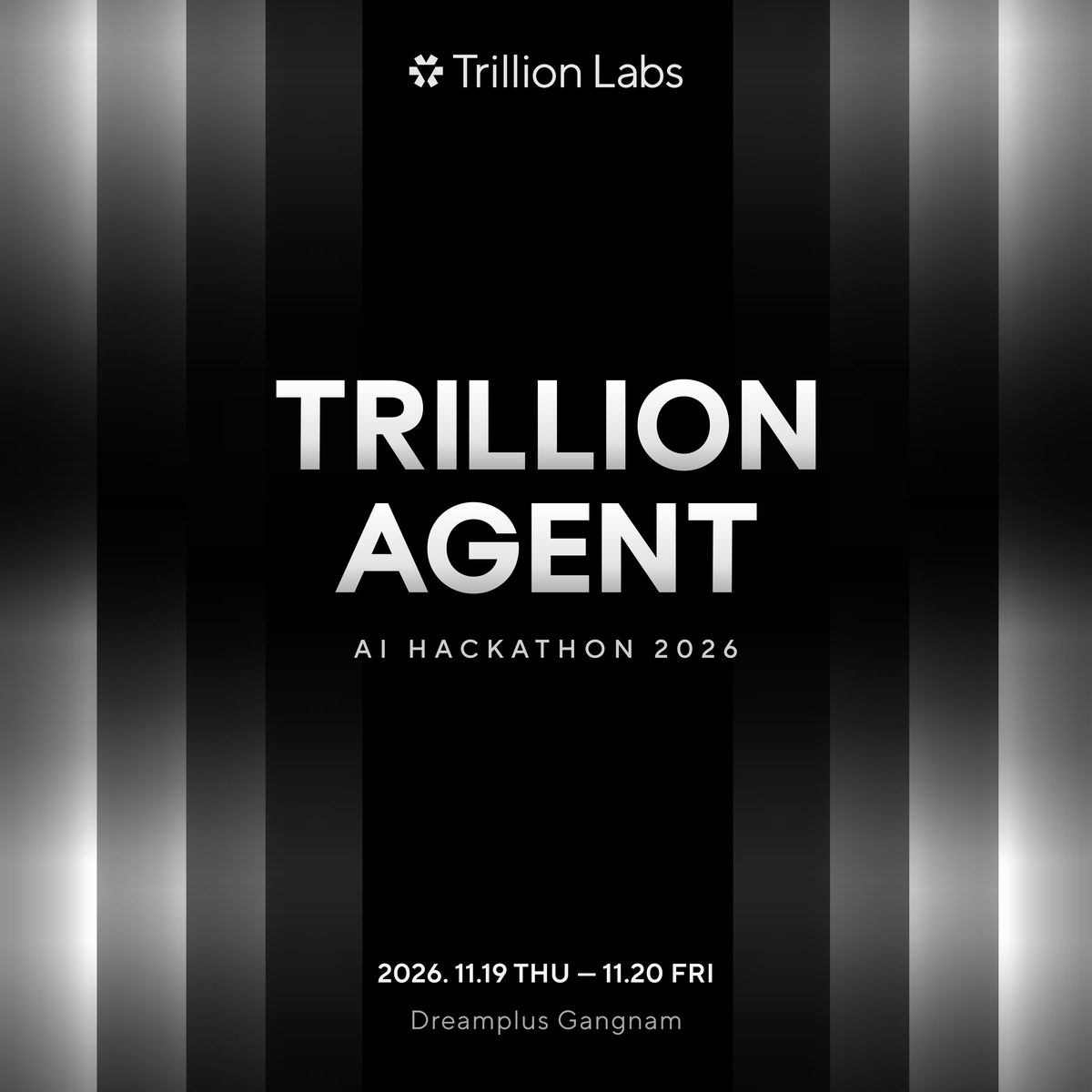 TRILLION AGENT AI HACKATHON 2026 공식 포스터